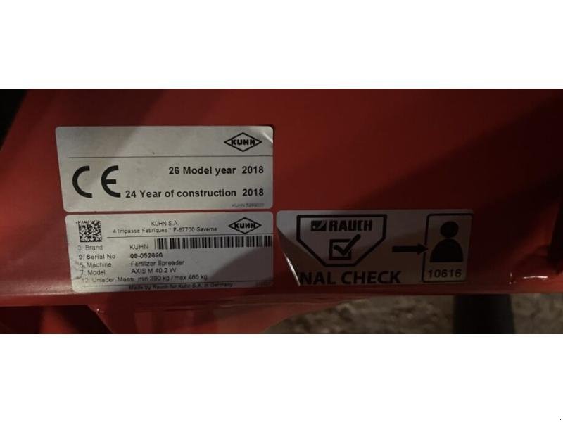 Düngerstreuer za tip Kuhn AXIS 40.2 W, Gebrauchtmaschine u ROYE (Slika 11)