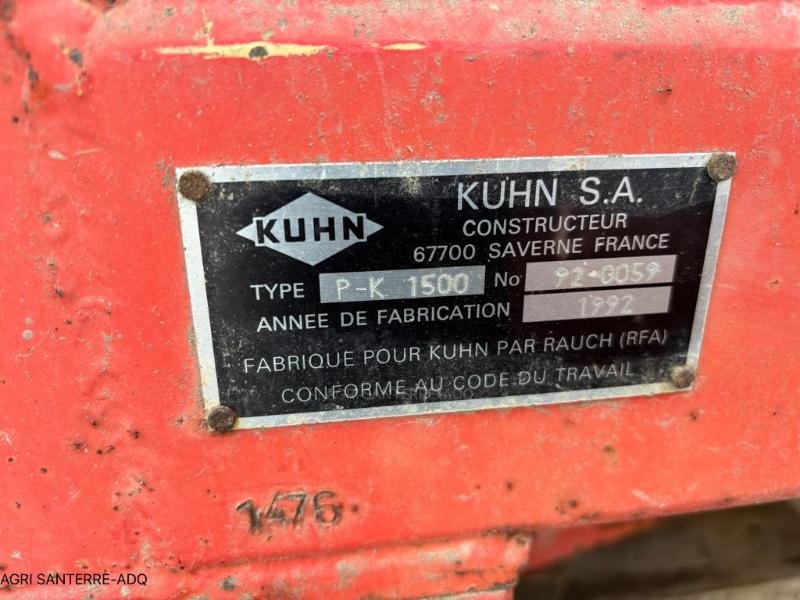 Düngerstreuer des Typs Kuhn PK 1500, Gebrauchtmaschine in ROYE (Bild 6)