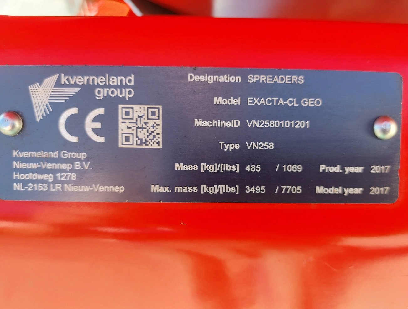 Düngerstreuer du type Kverneland Exacta CL 1100 GEOspread, Gebrauchtmaschine en Sappenfeld (Photo 11)