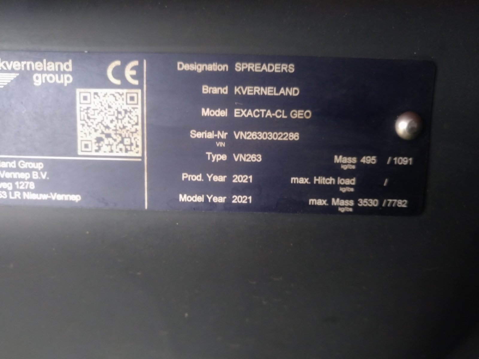 Düngerstreuer des Typs Kverneland Exacta CL GEO, Gebrauchtmaschine in Schierling (Bild 3)