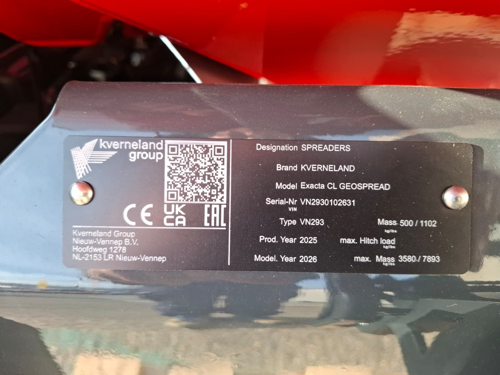 Düngerstreuer typu Kverneland Exacta CL Geospread, Neumaschine v Harmannsdorf-Rückersdorf (Obrázek 14)