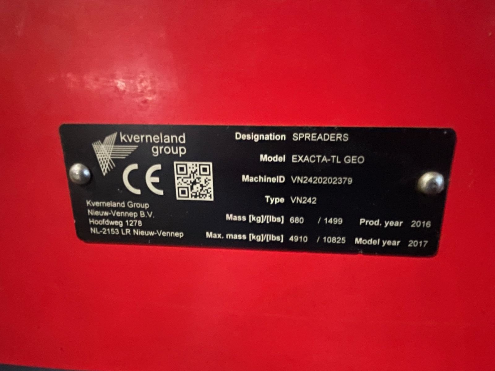 Düngerstreuer του τύπου Kverneland EXACTA TL 1500, Gebrauchtmaschine σε Burgkirchen (Φωτογραφία 10)