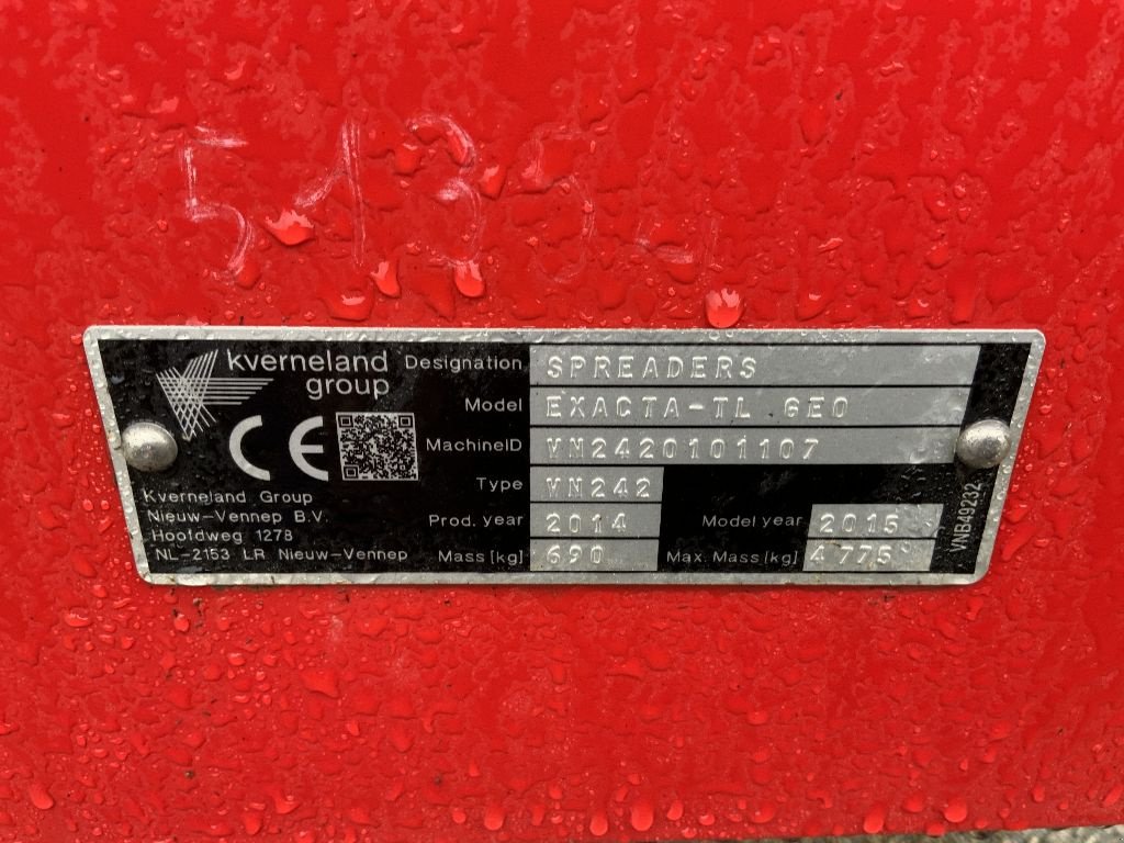 Düngerstreuer des Typs Kverneland EXACTA TL GEOSPREAD, Gebrauchtmaschine in BRACHY (Bild 9)