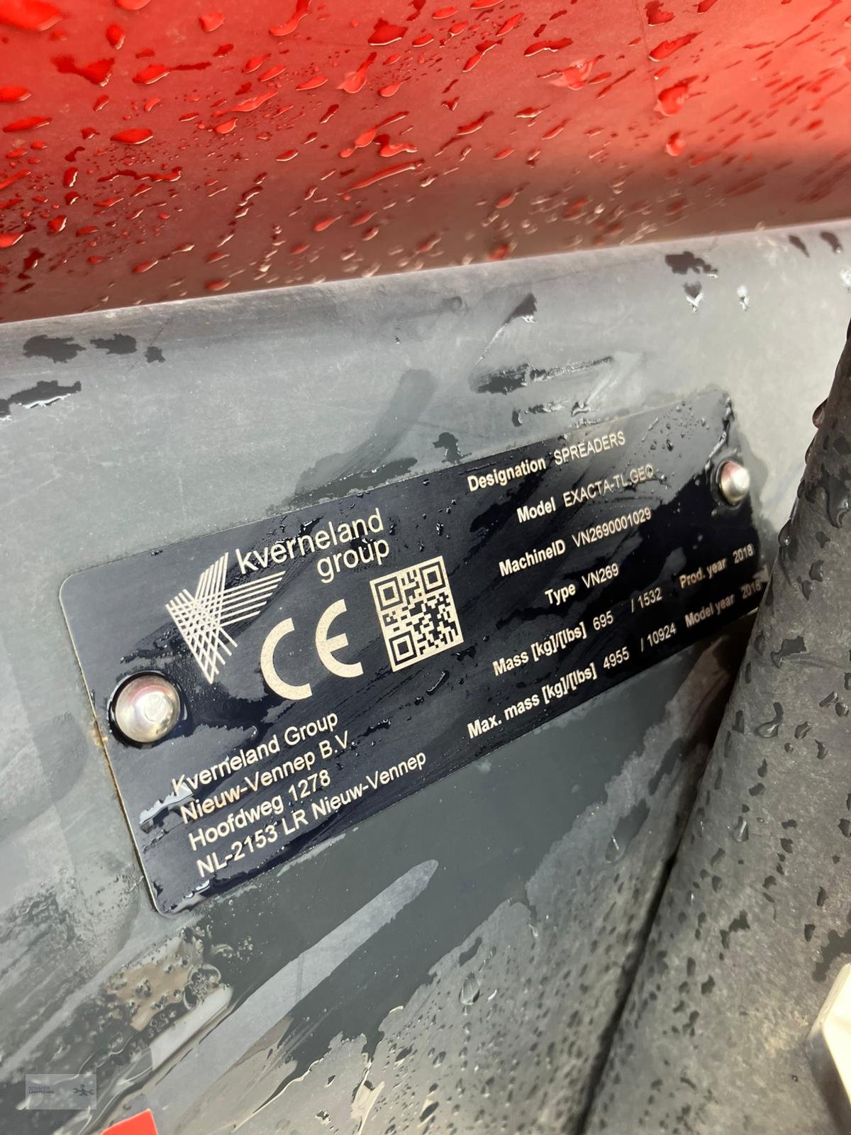 Düngerstreuer typu Kverneland Exacta TL GEOSPREAD, Gebrauchtmaschine v Konken (Obrázek 6)