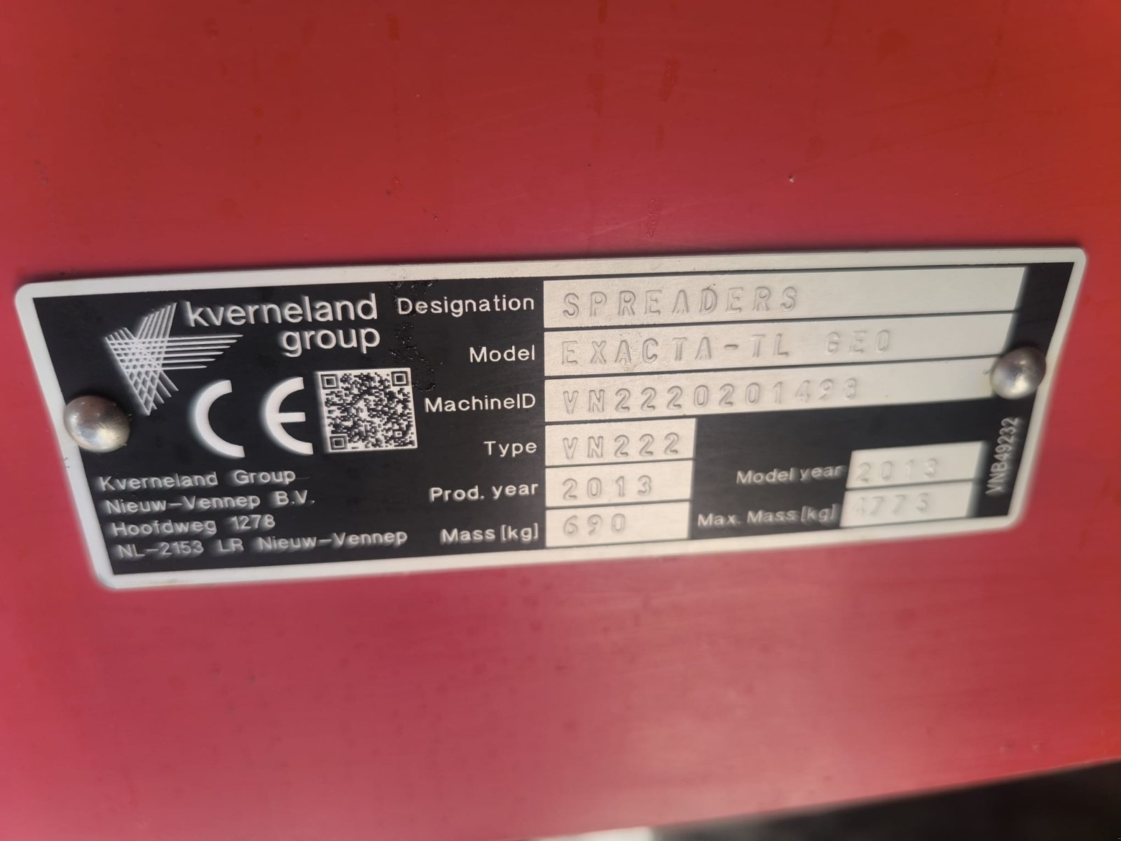 Düngerstreuer a típus Kverneland Exacta TL GEOSPREAD, Gebrauchtmaschine ekkor: Holzheim am Forst (Kép 11)