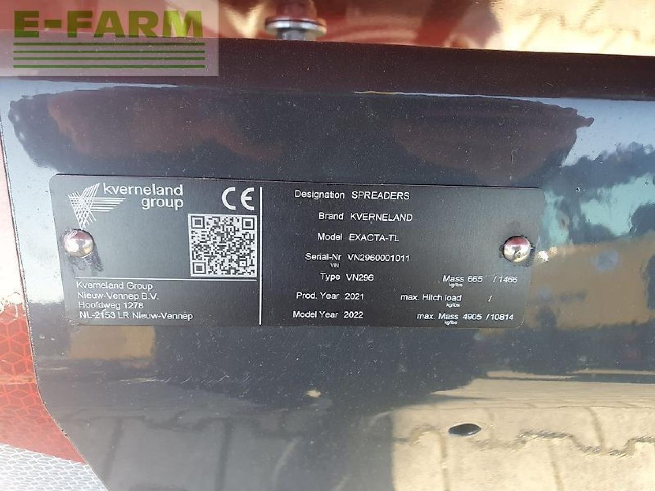 Düngerstreuer Türe ait Kverneland exacta tl lagermaschine sonderpreis, Gebrauchtmaschine içinde BORGENTREICH (resim 7)