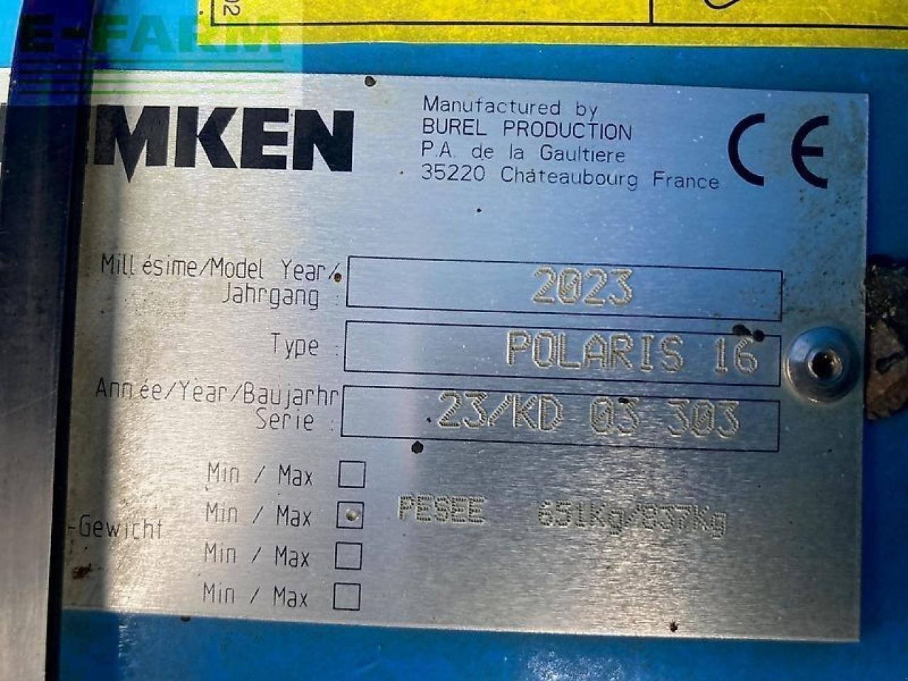 Düngerstreuer του τύπου Lemken polaris 16 kunstmeststrooier, Gebrauchtmaschine σε gg VEGHEL (Φωτογραφία 14)