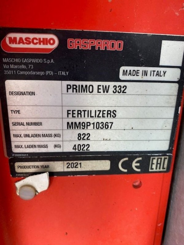 Düngerstreuer типа Maschio Primo EW 332, Gebrauchtmaschine в Gudensberg (Фотография 5)