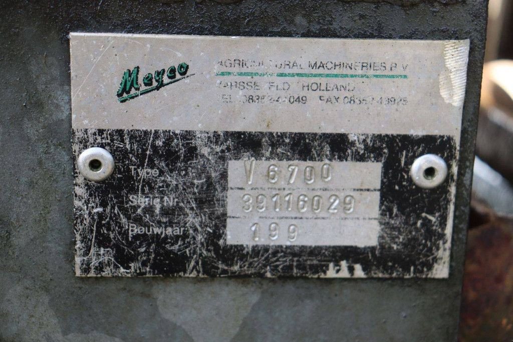 Düngerstreuer от тип Meyco V6700, Gebrauchtmaschine в Antwerpen (Снимка 11)