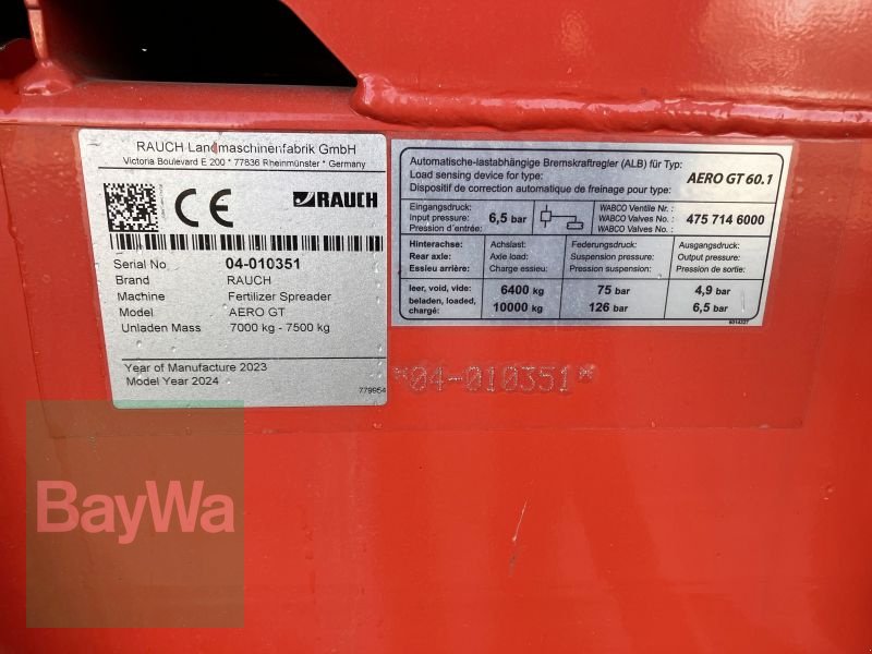 Düngerstreuer za tip Rauch AERO GT 60.1 - 30M, Gebrauchtmaschine u Großweitzschen  (Slika 13)