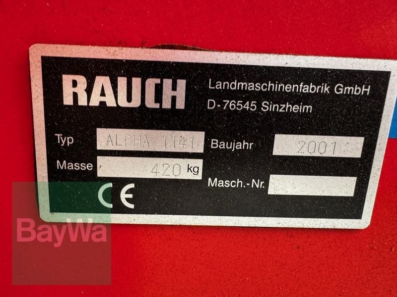 Düngerstreuer typu Rauch ALPHA 1141, Gebrauchtmaschine v Obertraubling (Obrázok 11)
