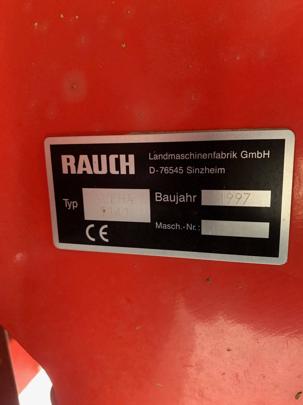 Düngerstreuer des Typs Rauch Alpha 1141, Gebrauchtmaschine in Gunzenhausen (Bild 5)