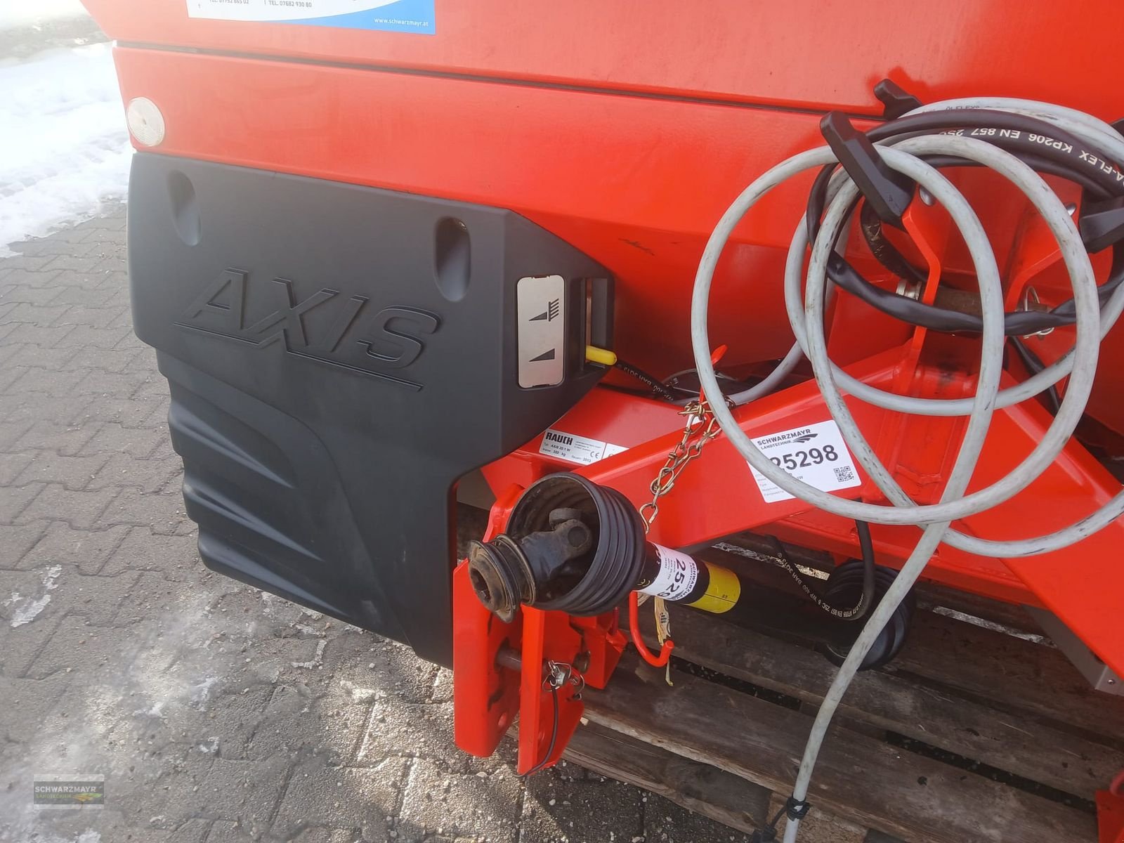 Düngerstreuer vrste Rauch AXIS 20.1 W mit 1.300 Liter Aufsatz und Abdeckpl, Gebrauchtmaschine v Aurolzmünster (Slika 10)