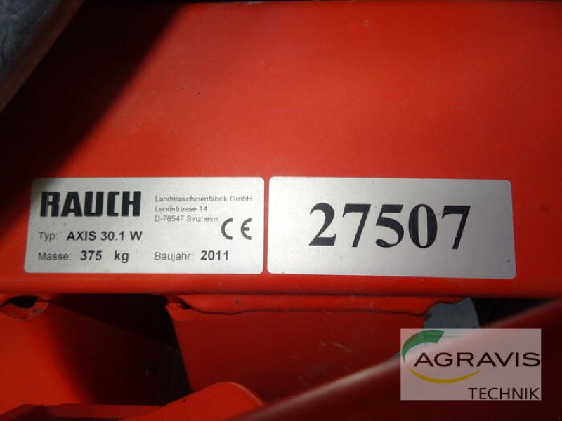 Düngerstreuer typu Rauch AXIS 30.1 W, Gebrauchtmaschine v Uelzen (Obrázek 9)