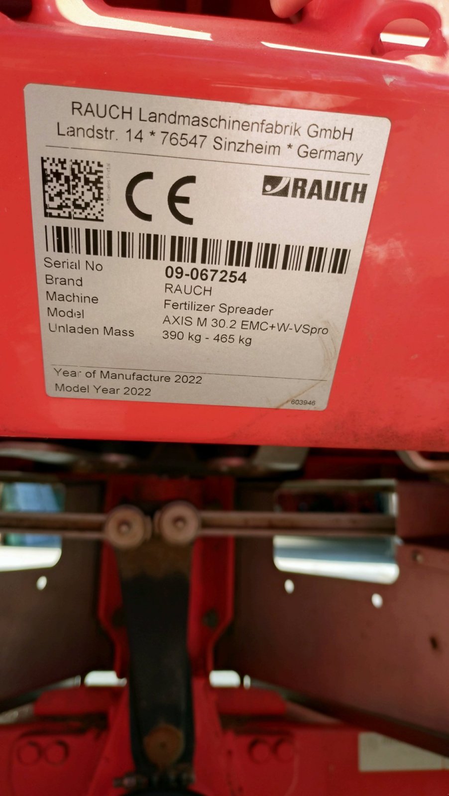 Düngerstreuer Türe ait Rauch AXIS 30.2 EMC + W, Gebrauchtmaschine içinde Feldkirchen an der Donau (resim 4)