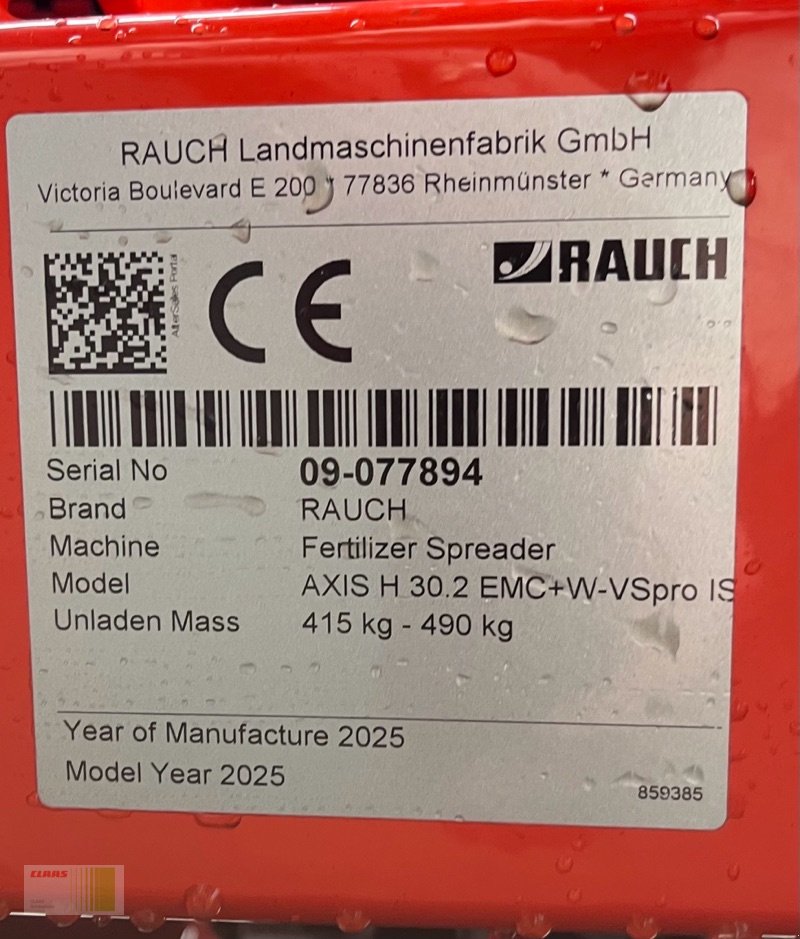 Düngerstreuer a típus Rauch AXIS H 30.2 EMC+W-VSpro-ISO, Neumaschine ekkor: Risum-Lindholm (Kép 7)