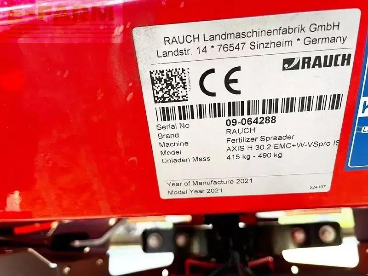 Düngerstreuer типа Rauch axis h 30.2 emc+w wiegestreuer, Gebrauchtmaschine в SANKT MARIENKIRCHEN BEI SCHÄRDING (Фотография 11)