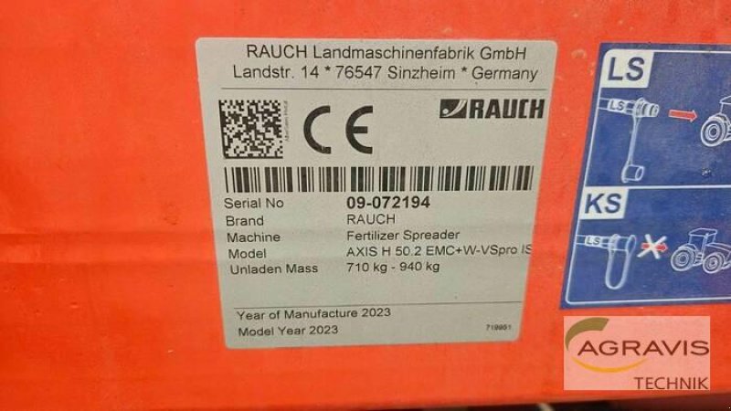 Düngerstreuer типа Rauch AXIS-H 50.2 EMC+W, Gebrauchtmaschine в Schladen (Фотография 5)