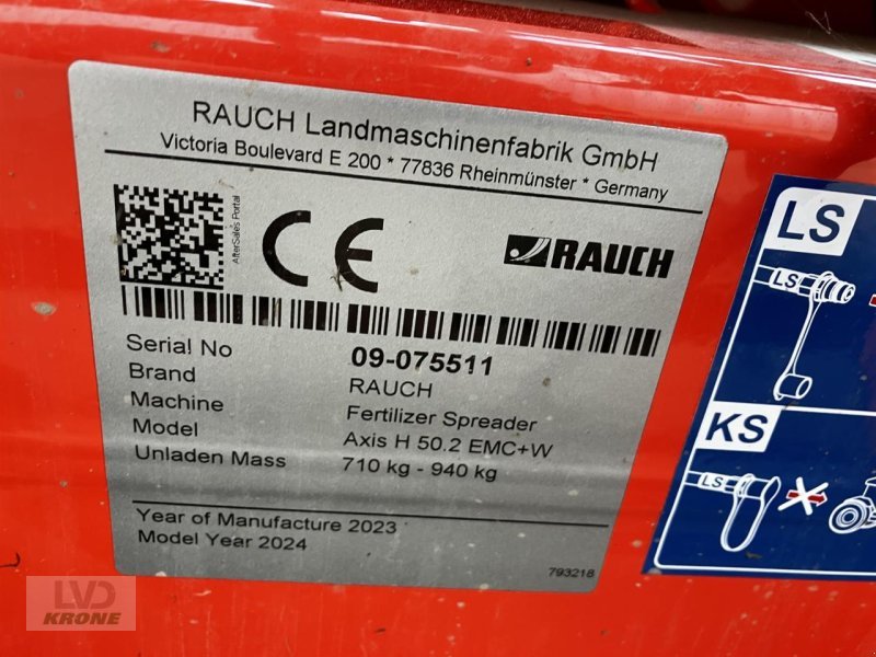 Düngerstreuer typu Rauch Axis H 50.2 EMC + W, Gebrauchtmaschine w Spelle (Zdjęcie 10)