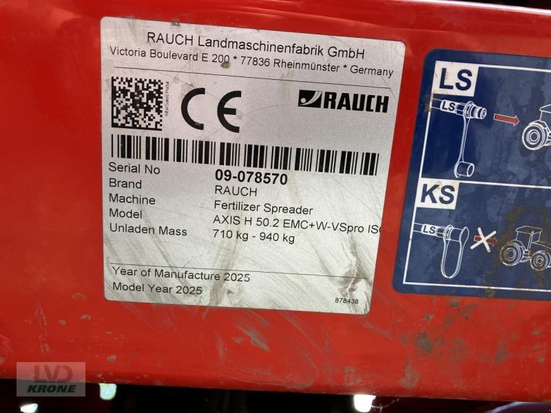 Düngerstreuer typu Rauch Axis H 50.2 EMC + W, Gebrauchtmaschine w Spelle (Zdjęcie 10)