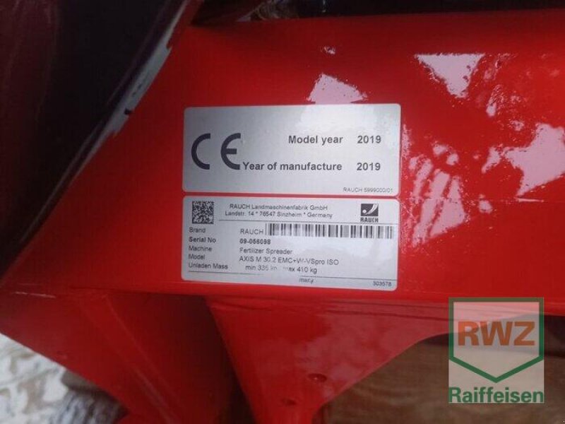 Düngerstreuer типа Rauch AXIS M 30.2 EMC+W VSpro ISO, Gebrauchtmaschine в Mutterstadt (Фотография 7)