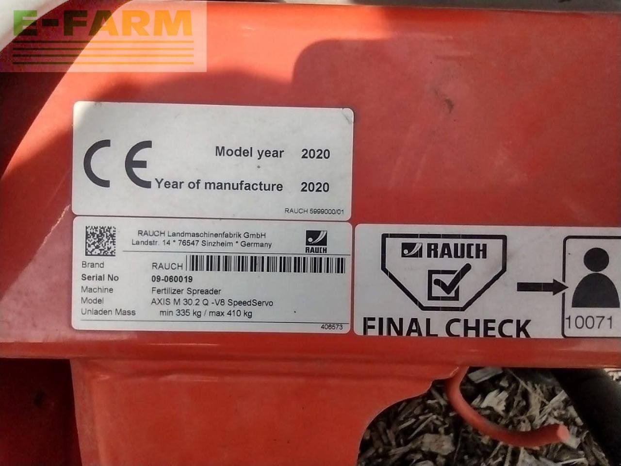 Düngerstreuer типа Rauch Axis M 30.2 Q-V8, Gebrauchtmaschine в Hamburg (Фотография 6)