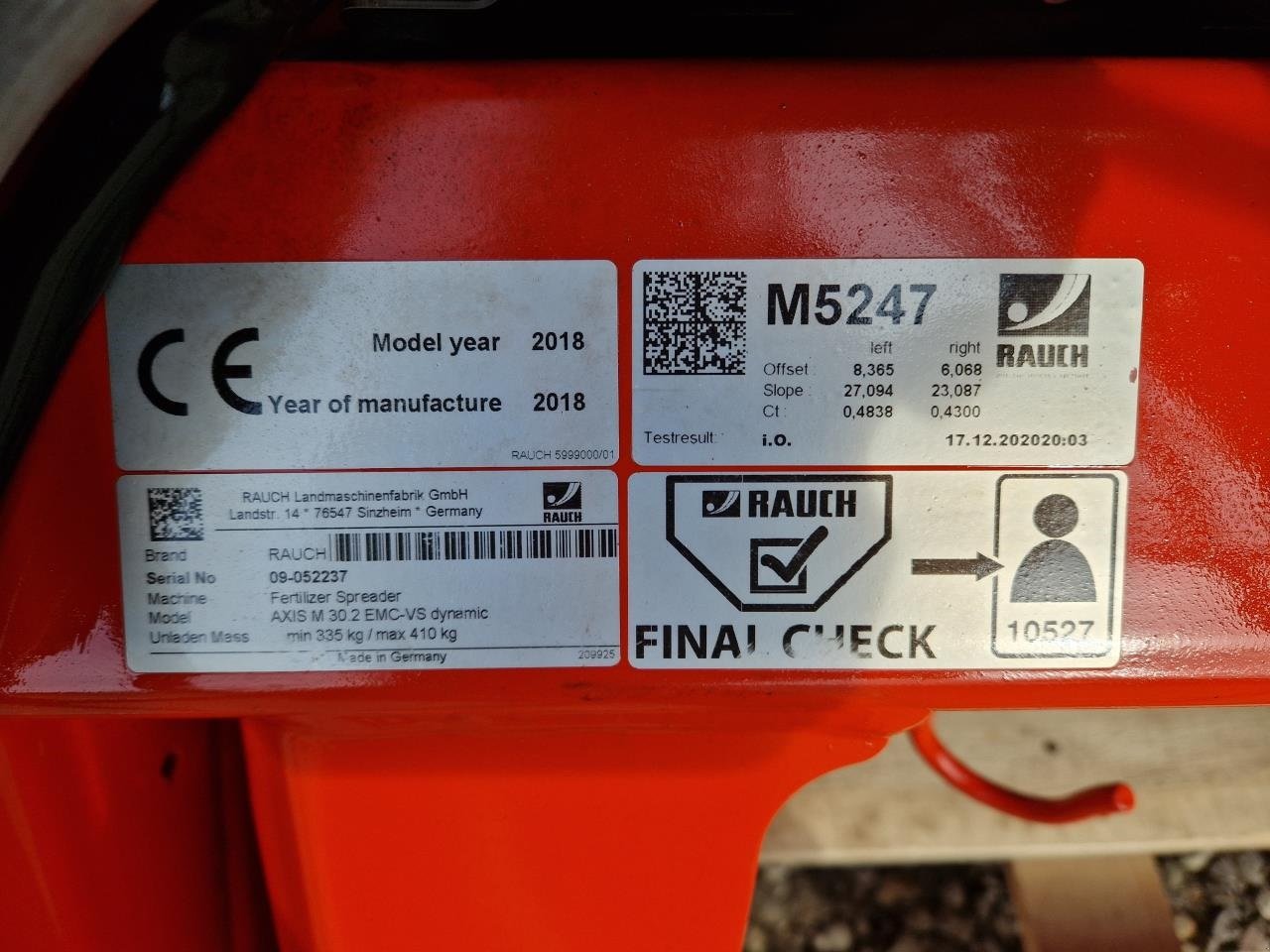 Düngerstreuer typu Rauch AXIS M 30.2, Gebrauchtmaschine v Jelling (Obrázek 5)