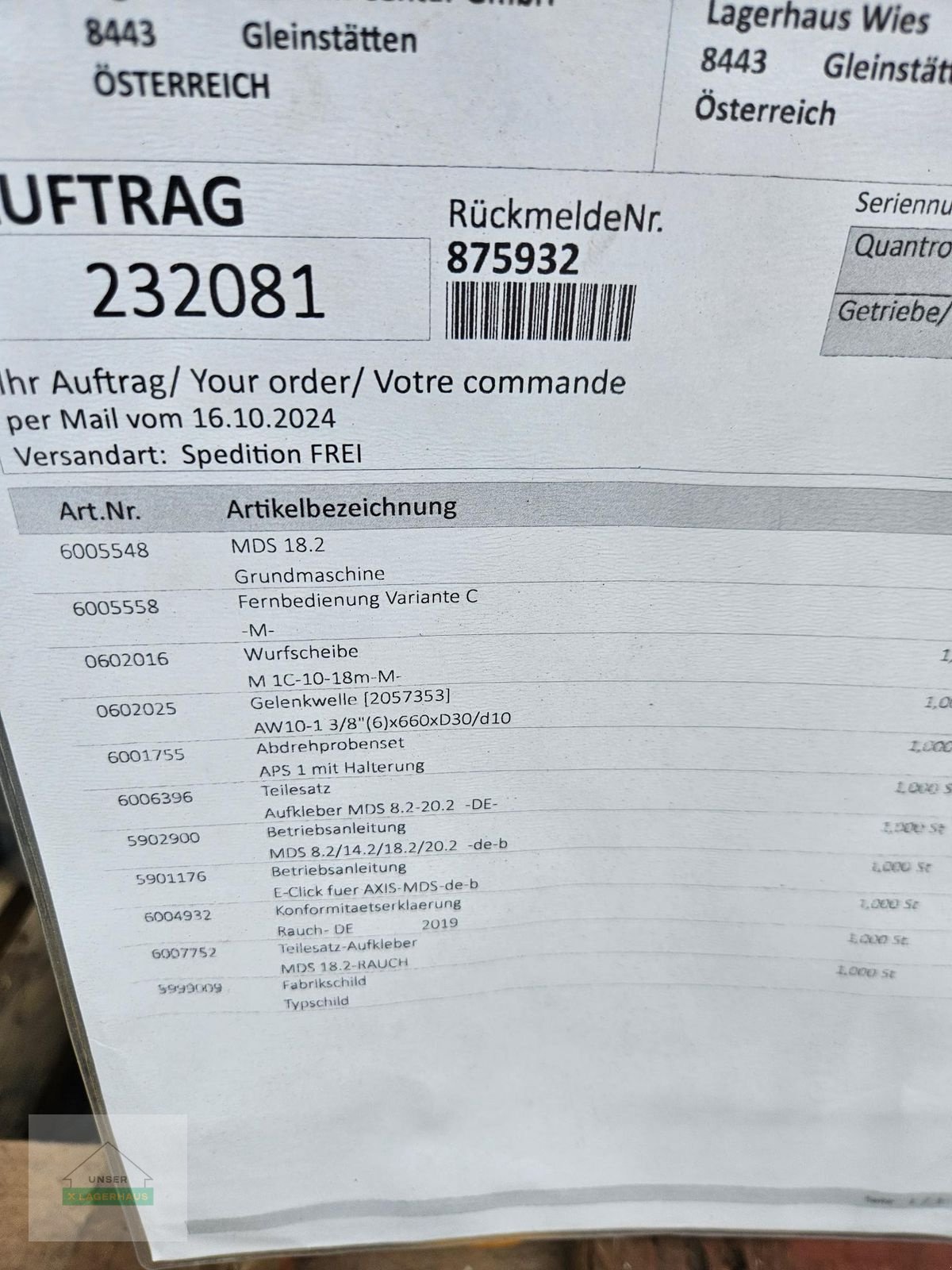 Düngerstreuer des Typs Rauch MDS 18.2, Gebrauchtmaschine in Wies (Bild 5)