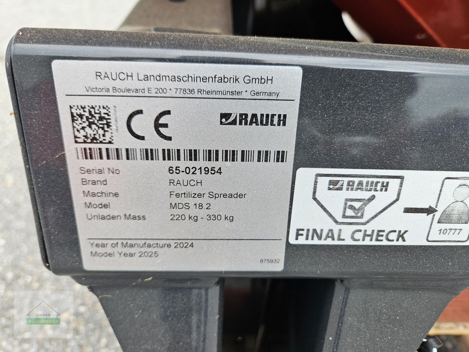 Düngerstreuer des Typs Rauch MDS 18.2, Gebrauchtmaschine in Wies (Bild 2)