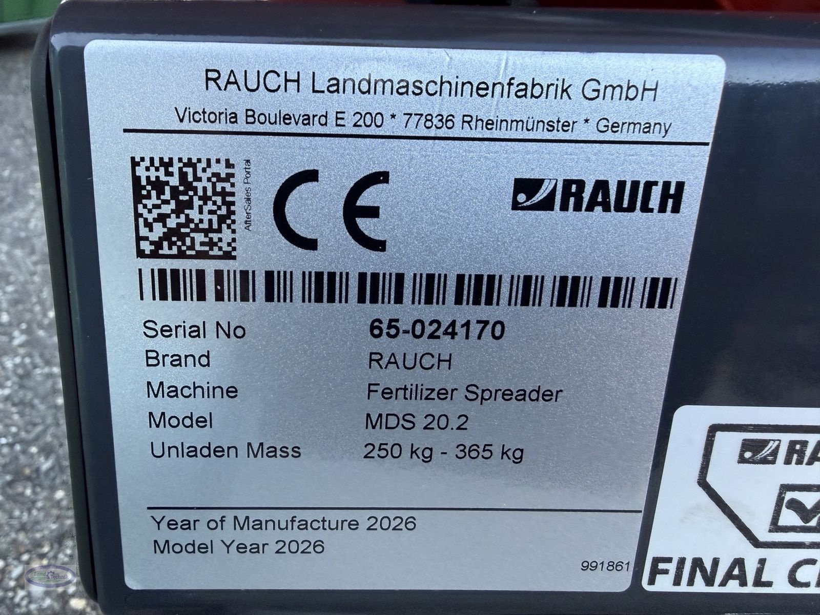 Düngerstreuer za tip Rauch MDS 20.2 E - Click, Neumaschine u Münzkirchen (Slika 8)