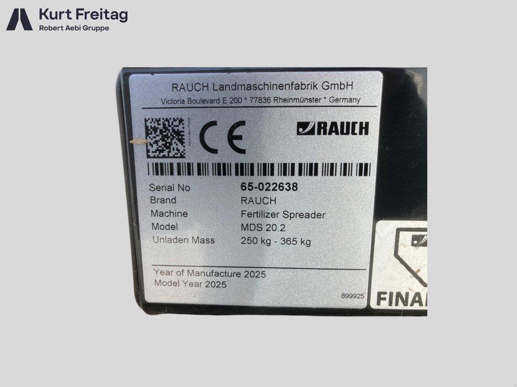 Düngerstreuer typu Rauch MDS 20.2, Neumaschine w Kleinandelfingen (Zdjęcie 4)
