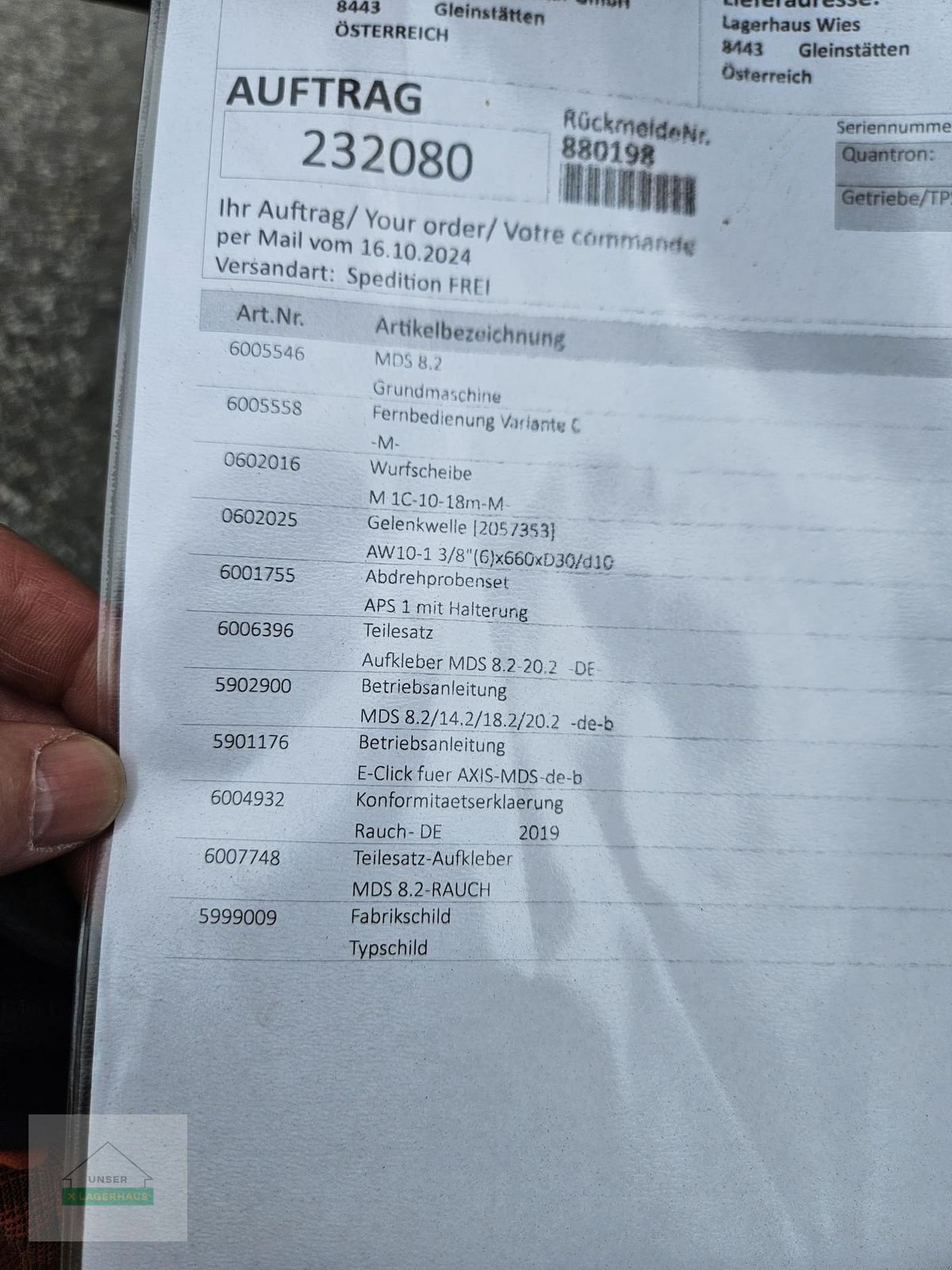 Düngerstreuer des Typs Rauch MDS 8.2, Gebrauchtmaschine in Wies (Bild 4)