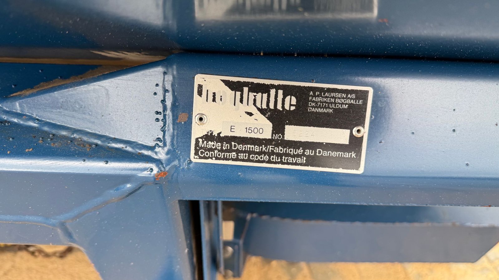 Düngerstreuer za tip Sonstige E 1500, Gebrauchtmaschine u Hadsten (Slika 5)