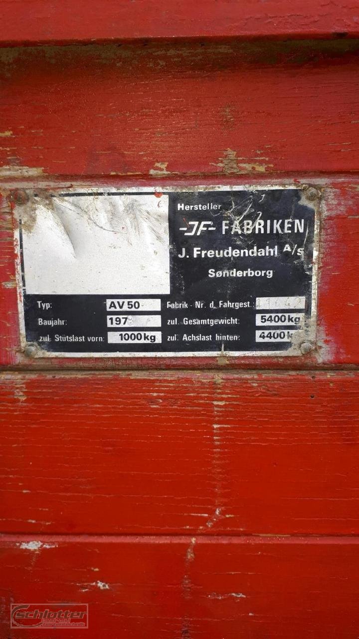 Düngerstreuer tip Sonstige JF AV 50 Miststreuer, Gebrauchtmaschine in Idstein-Wörsdorf (Poză 6)