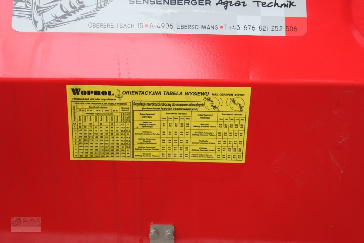 Düngerstreuer des Typs Sonstige Woprol Junior II Düngerstreuer-NEU, Neumaschine in Eberschwang (Bild 16)