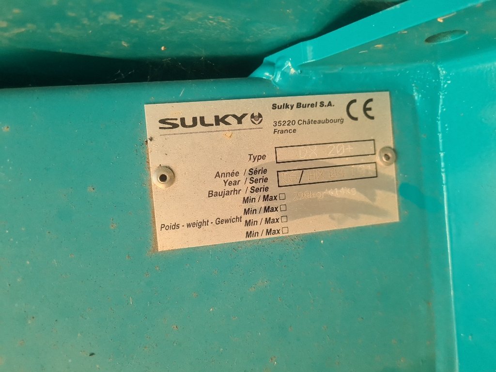 Düngerstreuer des Typs Sulky DX 20 +, Gebrauchtmaschine in Calmont (Bild 8)