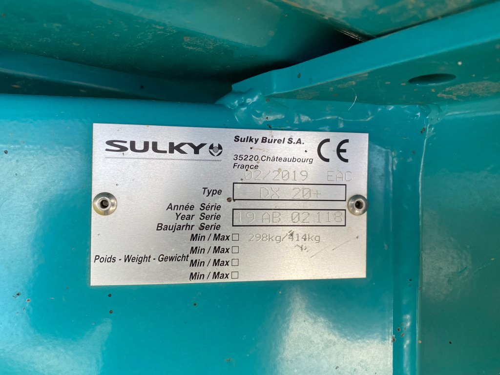 Düngerstreuer des Typs Sulky DX20+, Gebrauchtmaschine in SAINT FLOUR (Bild 5)