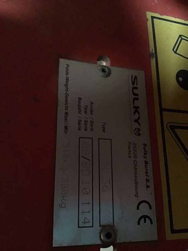 Düngerstreuer des Typs Sulky X 36 VISION, Gebrauchtmaschine in CHEVILLON  (MAIZEROY) (Bild 7)