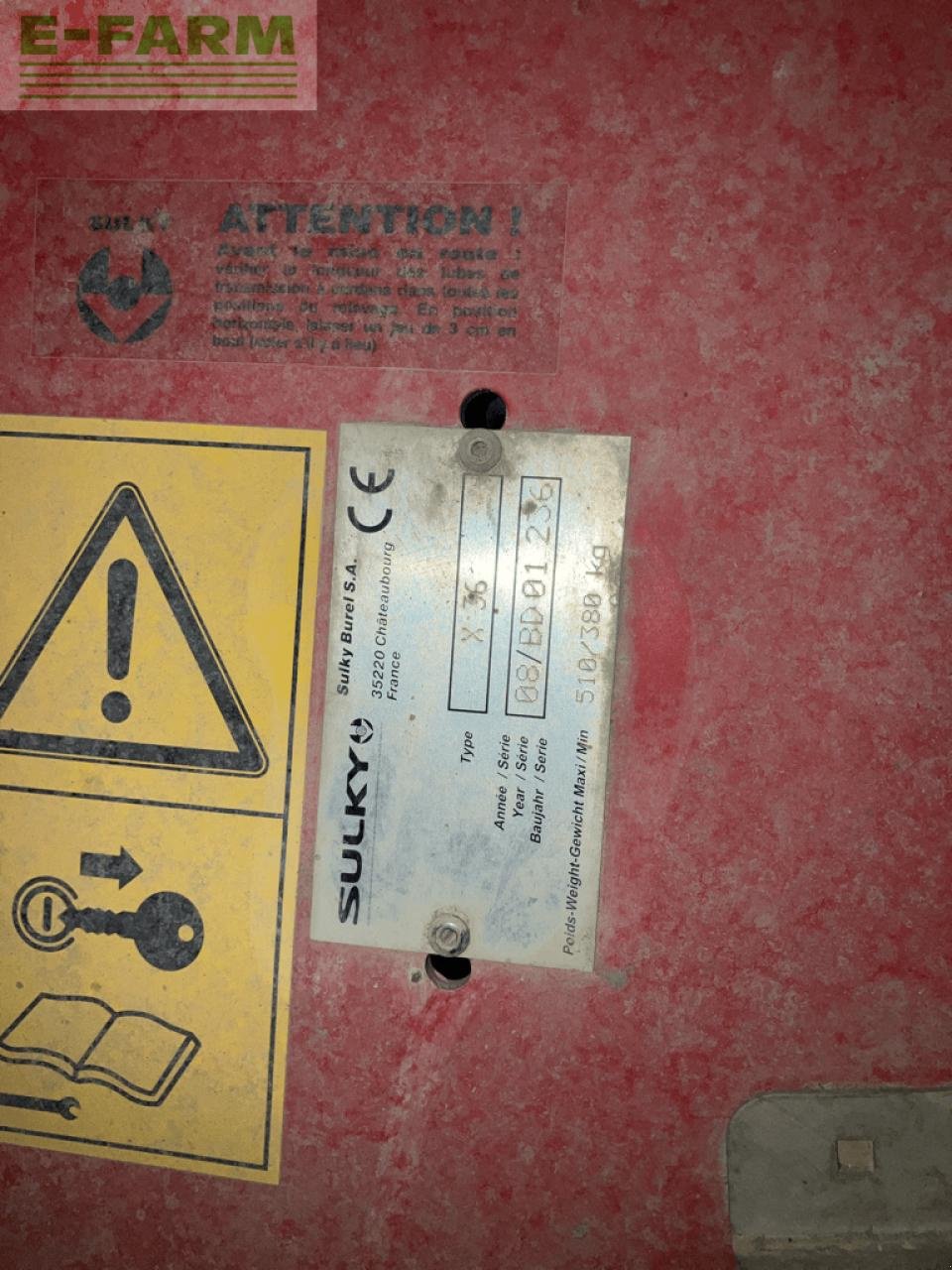 Düngerstreuer des Typs Sulky x 36, Gebrauchtmaschine in ST ANDIOL (Bild 3)