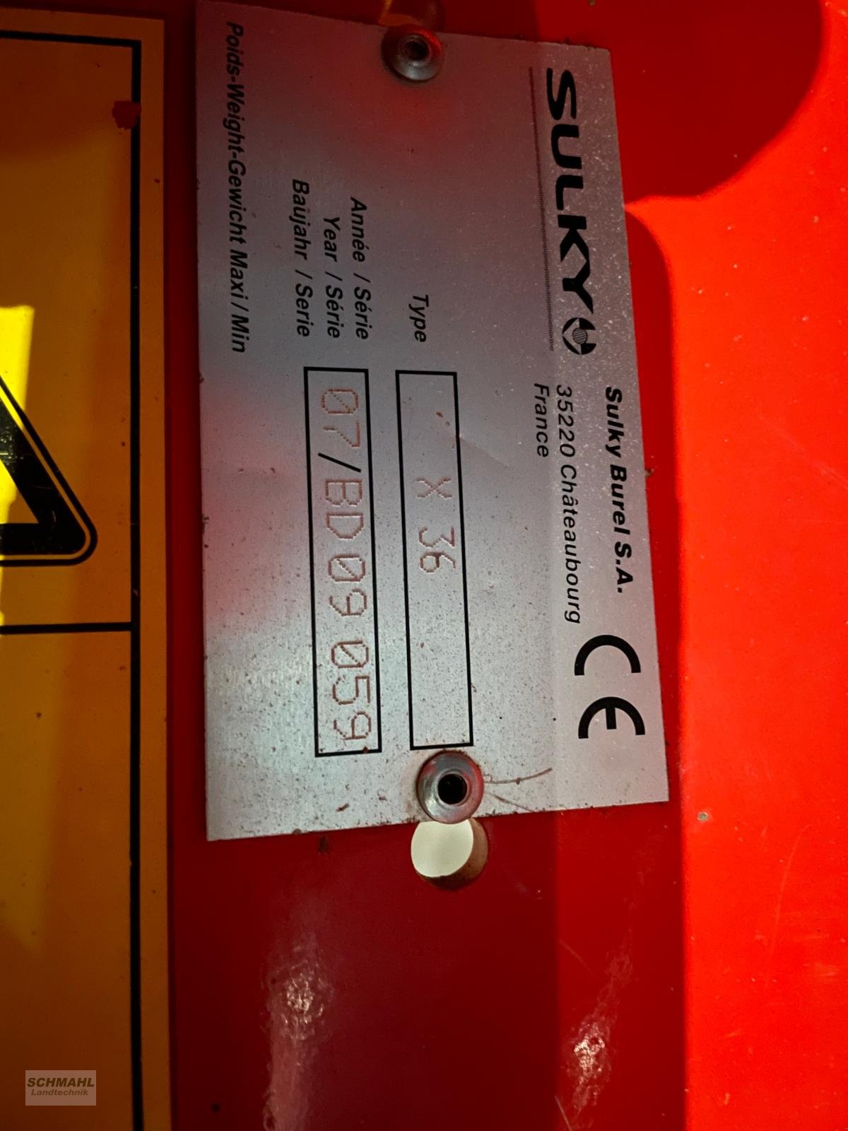 Düngerstreuer des Typs Sulky X36, Gebrauchtmaschine in Oldenburg in Holstein (Bild 2)