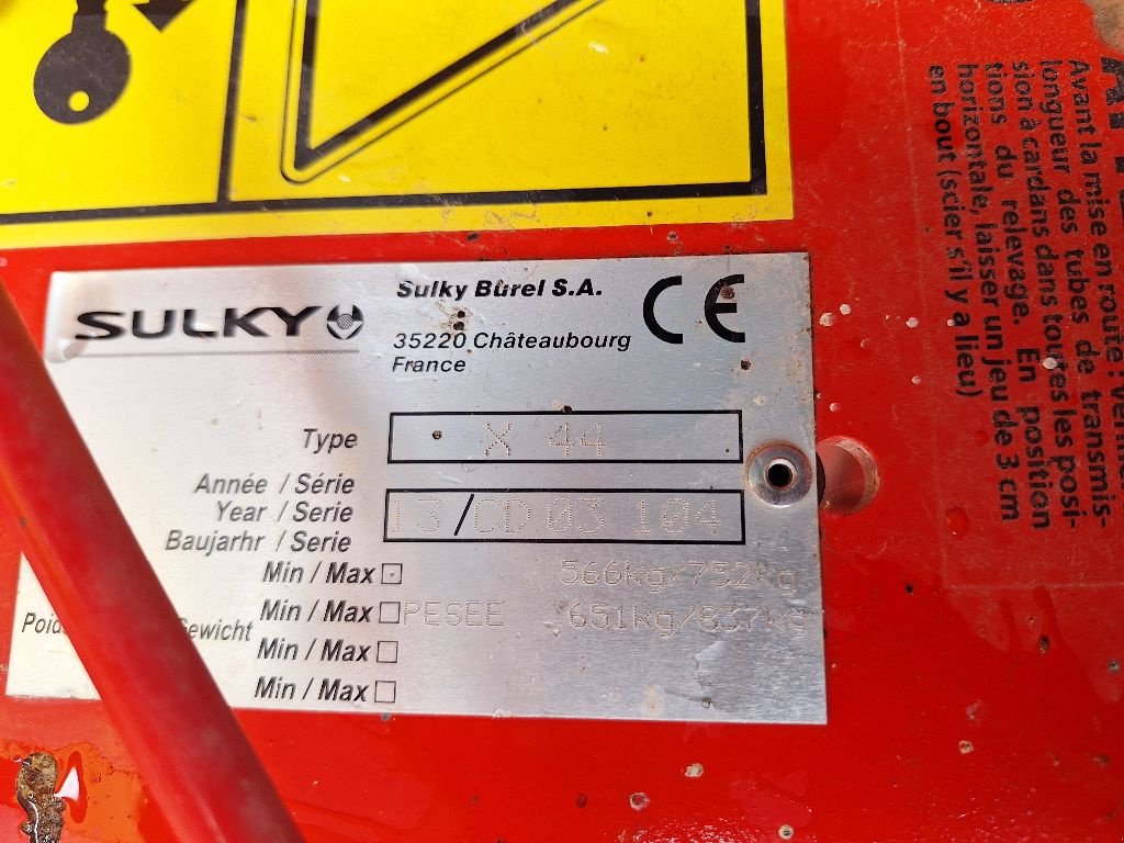 Düngerstreuer типа Sulky X44, Gebrauchtmaschine в MORHANGE (Фотография 3)