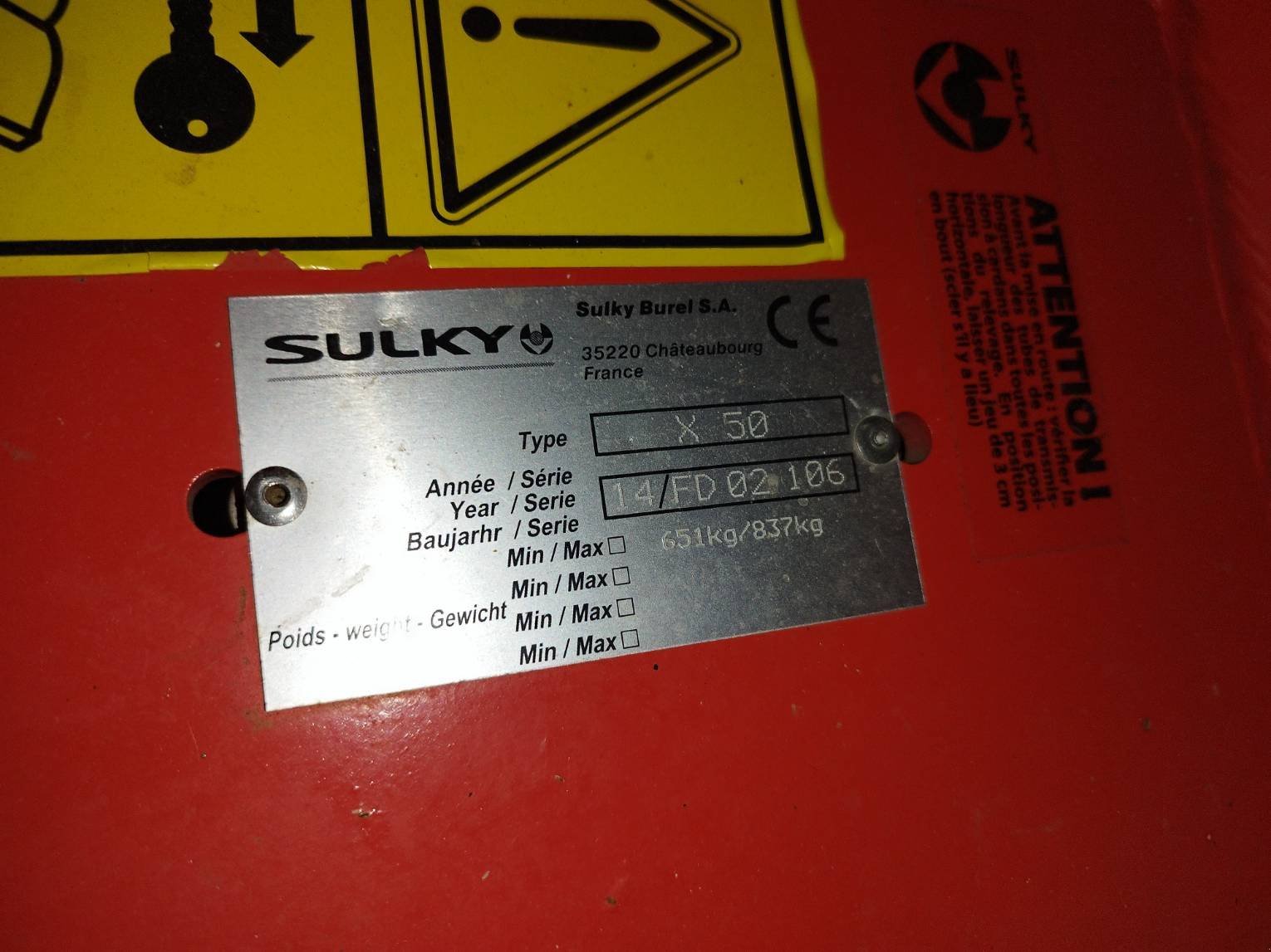 Düngerstreuer типа Sulky X50, Gebrauchtmaschine в Le Horps (Фотография 10)