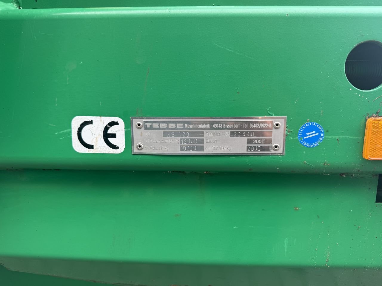 Düngerstreuer от тип Tebbe HS 120, Gebrauchtmaschine в Geffen (Снимка 10)