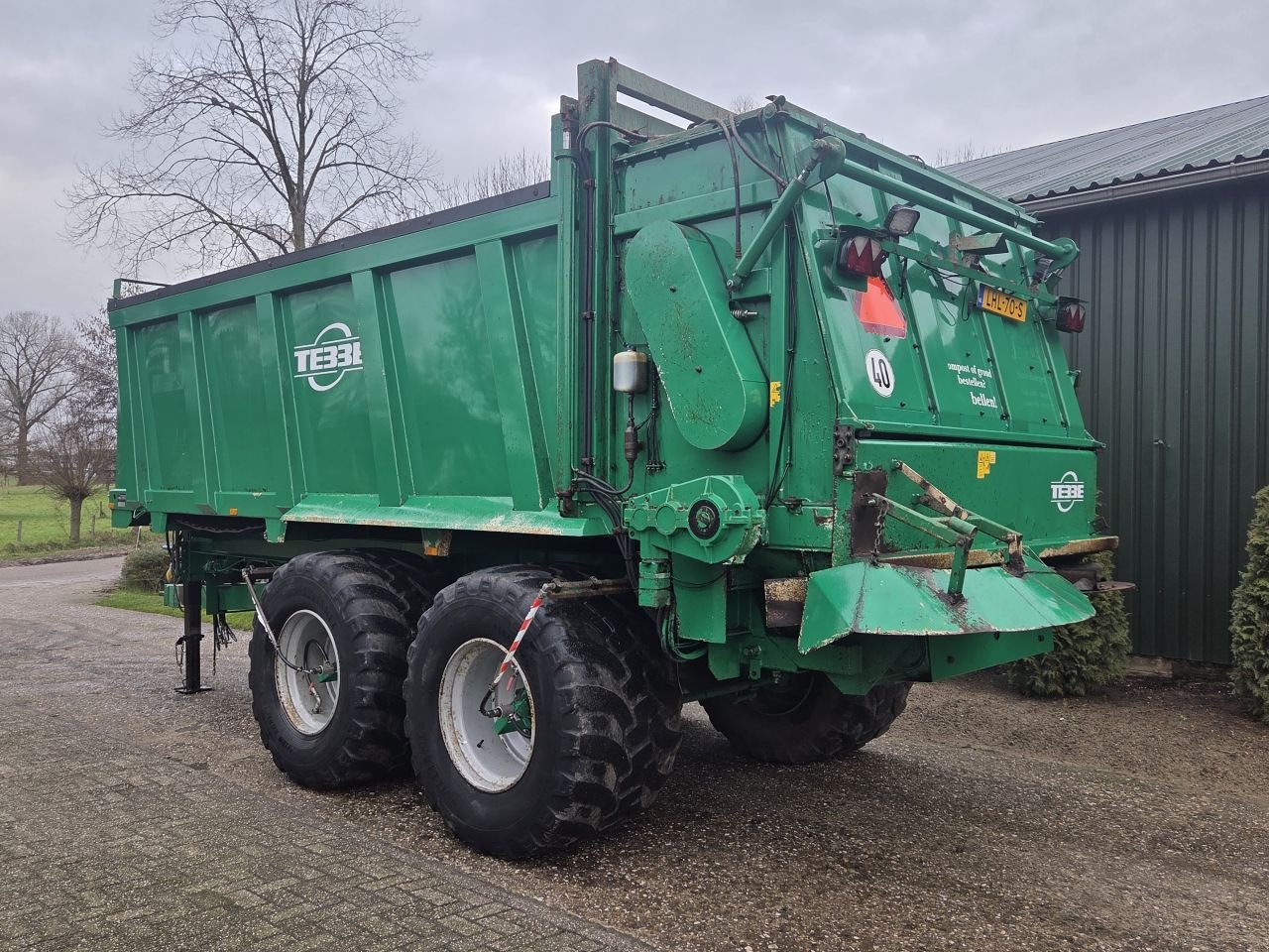 Düngerstreuer типа Tebbe HS 160, Gebrauchtmaschine в azewijn (Фотография 4)