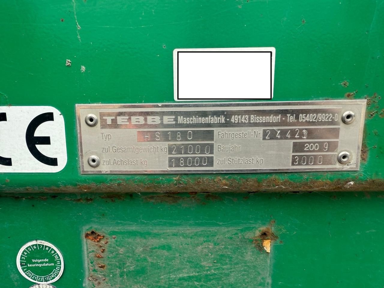 Düngerstreuer des Typs Tebbe HS 180, Gebrauchtmaschine in Geffen (Bild 6)