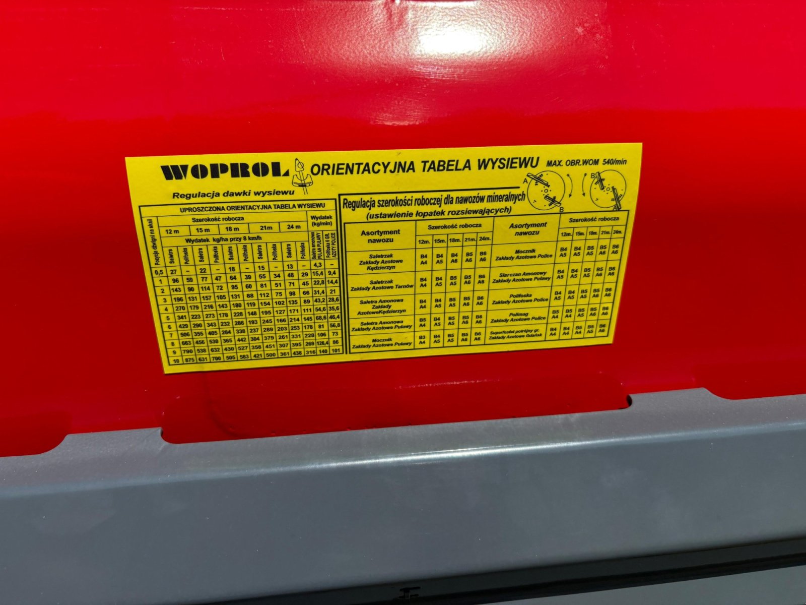 Düngerstreuer tipa Woprol Düngerstreuer 600 kg / Fertilizer spreader, Neumaschine u Michałowo (Slika 15)