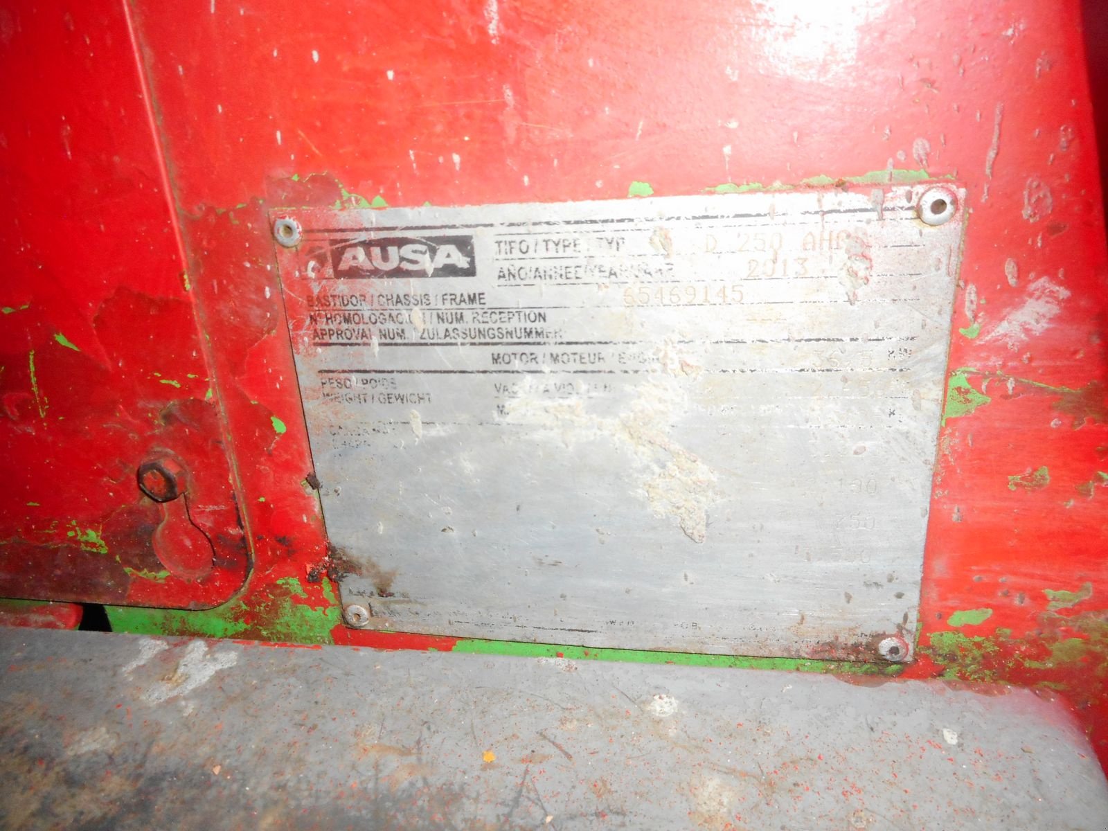 Dumper des Typs Ausa D250AHG Diesel Allrad Drehmulde ( 2,5NL - 2,65EG, Gebrauchtmaschine in St. Nikolai ob Draßling (Bild 9)