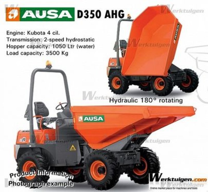 Dumper des Typs Ausa D350AHG mit Drehmulde ( 3,58t NL u. 2,76t EG ), Gebrauchtmaschine in St. Nikolai ob Draßling (Bild 17)