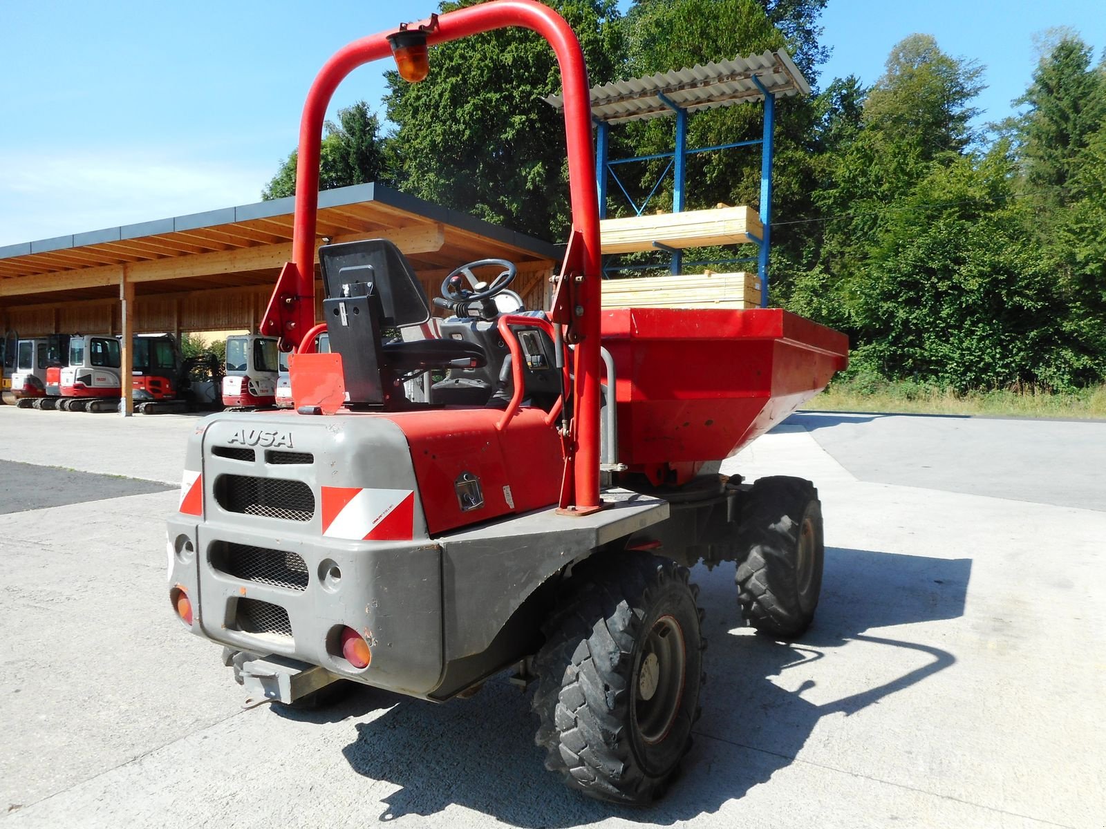Dumper del tipo Ausa D350AHG mit Drehmulde ( 3,5t NL u. 2,83t EG ), Gebrauchtmaschine en St. Nikolai ob Draßling (Imagen 4)