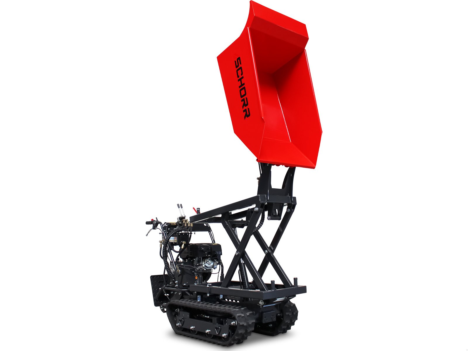 Dumper des Typs Schorr Minidumper RR500DHKAH PRO [Hochkipper] 500kg PRO Raupendumper Mulde Benzindumper Dumper, Neumaschine in Schüttorf (Bild 9)